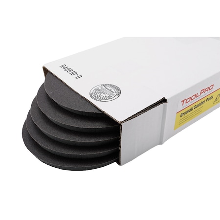 Toolpro 9 in 100 Grit Drywall Sander Pads 5Pack, 5PK TP00105